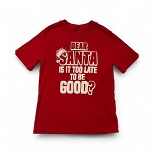 Christmas Time Vibrant Red Children’s Shirt